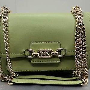 Michael Kors Shoulder Cross Body  Bag Green Light Sage